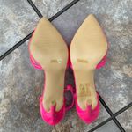 NEW Azalea Wang Crazy Neon Hot Pink Clear Pointed Toe Heels 8.5 Flaw Photo 6