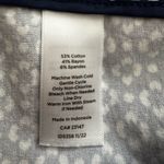 Talbots  New Chatham Stretch Ankle Pants Geo Flower Navy Blue Size 16 Photo 5