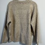 Cozy Oatmeal Sweater Tan Size M Photo 1