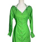 Nanushka Alyssa Mini Dress Green Womens Size XS Photo 3