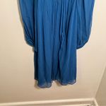 Diane Von Furstenberg  DVF Fenobe Silk Mini Dress Cerulean Blue 6 Photo 4