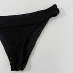 l*space NWOT L* Classic Black Ribbed Veronica Bikini Bottom Photo 7