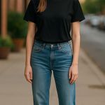 H&M Light Wash Denim Jeans Women's Size 12 Skinny  &Denim Chic Classic Photo 0