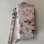 Floral iPhone 12 Wallet Case Pink Photo 0