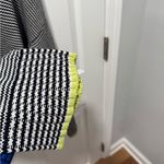 Chic Striped Black and Cream Crew Neck Sweater Size M Photo 1