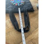 RUTH Y NOHEMI Guatemalan Colorful Children Of The Earth Padded Flat Bottom Tote Black Photo 7