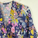 Modcloth NWT Best Is Yet to Come Wrap Top Navy Size Small S NEW Photo 3