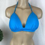Aerie Blue Padded Contour Long Wrap Strap Bikini Swim Bathing Suit Top L Photo 1