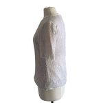 VINTAGE RAZZLE DAZZLE Sequin Tee Womens Sz Medium White Short Sleeve Glam Photo 3