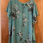 Torrid  Floral Top Shoulder/Collar Cut Out Detail Short Sleeve Shirt Plus Size 3 Photo 6
