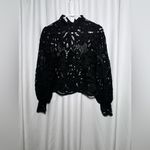 Anthropologie  Embroidered Lace Top | XS Photo 6