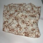 C&C California  Tropical Print Linen Cropped Pants / Wide-Leg Pants Medium Photo 4