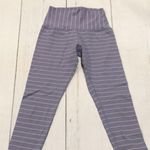 Glyder  purple  blue striped leggings Photo 2