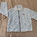 Pastel Leopard Print Zip Up Jacket Photo 1