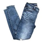 American Eagle  Distressed Blue Jeans Next Level Stretch Women's Size 4 Regular Photo 0