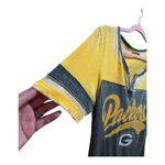 NFL Team Apparel Women’s Green Bay Packers  Split-Neck Tee – Size L Photo 3