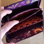Vera Bradley  Purple Paisley Checkbook Wallet Photo 3