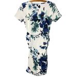 Pinkblush  Women’s Maternity Dress Size Small / Watercolor Fitted Floral Photo 6