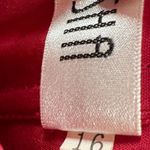 Oyisha floor length flowy gown dress 16 formal bridesmaid party dance dark red Photo 7