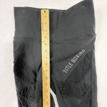 Alo Yoga  Mesh Legging Small Black High Waist Panels Ankle Title Boxing Club Photo 5