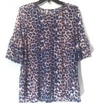 Lime n Chili Animal Print Top Women’s Medium Photo 0