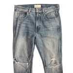 SLVRLAKE Virginia Slim Distressed Jeans in Crossroads Size‎ 29 Blue Photo 9
