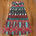 Rouge Helium  Coral and Teal Patterned Garment Photo 5