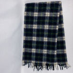 Pendleton Vintage Green Blue Yellow White Plaid Scarf Unisex Men Women One Size Photo 5