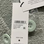 UGG  Nyomi Comfy Light Green Button-Up Cardigan Sweater Photo 3