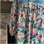 Garden Blue Long Sleeve Bishop Sundress Size M Photo 9