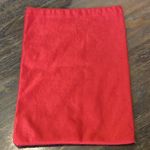 Carolina Herrera  Red Dust Bag with black CH logo Photo 1