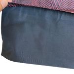 BCBGMAXAZRIA  Jamie skirt 4 burgundy satin pleated colorblock herringbone mini Photo 5