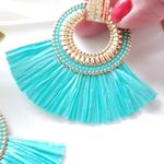 Free People New! FP Amber Raffia Earrings Photo 15