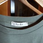 Tres Bien  Legendary Sense of Adventure Black Eagle Born 2 Fly Green Tee Sz Small Photo 2