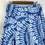 Ruby Rd Women Skirt Size 12 Boho Indie Tie Dye Midi Festival Coastal Cowgirl Art Blue Photo 4