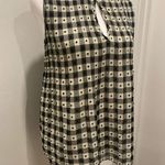 Max Studio  Black & Ivory Gingham Plaid Pleated Sleeveless Tank Top Blouse  - XS Photo 14
