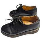 Dr. Martens Vtg 1990s Made in England 1461 Black Leather 3 Eye Oxfords UK 4 US 6 Photo 0