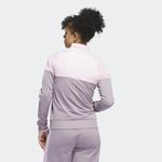 Adidas | Essentials Colorblock Tricot Full Zip Track Jacket Purple/Pink Sz Small Photo 1