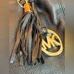 Michael Kors Ring Purse with Tassel and logo. NWOT Black Photo 1