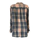 Woolrich  Womens Shirt Size XXL Blue Plaid Collared Button Down Long Sleeve Photo 1