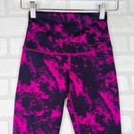 Lululemon  Align Leggings High Rise Cropped Pink Black Athleisure Activewear, XXS Photo 3