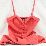 Abercrombie & Fitch Lace up Mini dress Coral Pink size S Photo 2