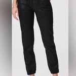 Paige Woman’s Mayslie Jogger BLACK FOG LUXE COATING Size 23 Photo 0