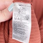 Old Navy  Rib-Knit Button-Front Shift Dress Copper Moon Burnt Orange Size XL Tall Photo 5