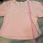 LC Lauren Conrad Lauren Conrad LC Pink Bell Sleeve Women's Top; XL Photo 5
