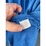 B7 Caroline Rose‎ Button Up Linen Tunic Blouse Blue XL Photo 4