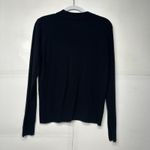Sag Harbor  Women’s Medium Black Long Sleeve Crewneck Knit Sweater Photo 8