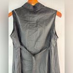 Norma Kamali  M Cotton Sleeveless Black Tunic Top Photo 2