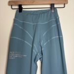 PLTSport Steel Blue Stitch Detail Gym Leggings Activewear Womens Size 6 Photo 1