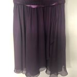 W•too Wtoo Dark Purple Floral Lace Shoulders Formal Dress Photo 2